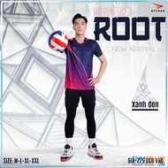 Áo Bóng Chuyền Beyono Root Xanh Đen Nam - Áo Thể Thao Cao Cấp Nam Nữ