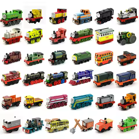 Thomas and Friends Metal Diecast Magnetic Train Clarabel Annie Locomotive Car Model 1:43 Alloy Cars 