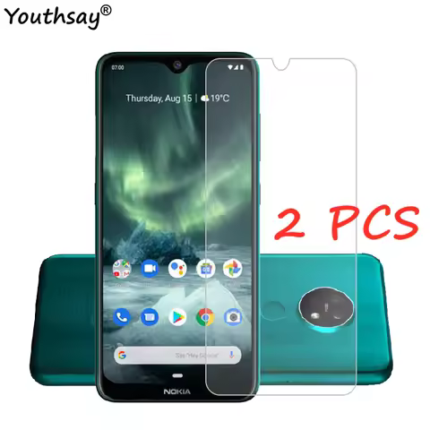 For Nokia 7.2 Glass For Nokia 7.2 6.2 5.3 1.4 2.4 3.4 3.2 7.3 G20 Glass Screen Protector Film For No