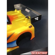 TR Racing 3K carbon fiber wing endplate for 1/10 EP touring car
