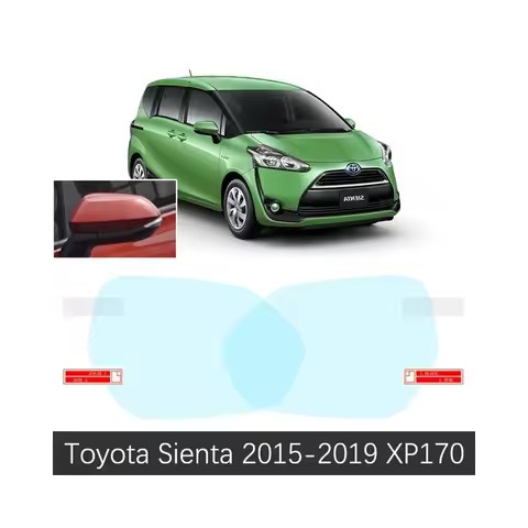 Rainproof Anti-Fog Film Rearview Protective Mirror For Toyota Sienta XP80 XP170 80 170 DICE 2006~201