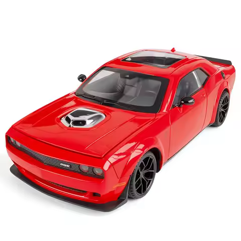 1:18 Challenger SRT Redeye Hellcat Muscle Car Alloy Metal Diecast Model Car Sound & Light Collectibl
