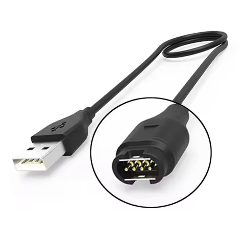 100cm USB Cable Charging Data Charger For Garmin Fenix 5 /Garmin 6x /Venu SQ Music Smart watch Charg