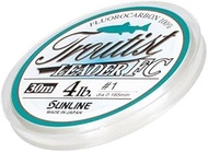 SUNLINE Leader Troutist FC Fluorocarbon 98.4 ft (30 m), No. 2, 8 lbs, Natural Clear