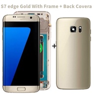 AMOLED Display With Burn Shadow Ghost Image For Samsung S7 Edge G935 G935F G935FD LCD Display Touch