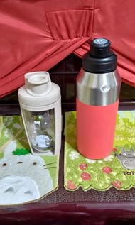 二手  hahababy×Body Goals 搖搖杯 奶昔杯 水壺550ml CAMELBAK 戶外運動保冷保溫水壺1200cc