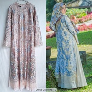 Dress Gamis Abaya Muslim Gracelina by Kamilaa Itang Yunasz