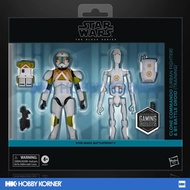 HASBRO G1327 Star Wars TBS 6 Inch Clone Commando & B1 Battle Droid