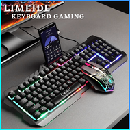 COD LIMEIDE Combo Keyboard Gaming RGB with Mouse / keyboard gaming full set wireless rgb paket kompl