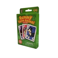 Rummy Farm Animal Card Game 55 Cards - Educational Card Game
