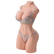 Life Size Sex Doll for Men - Jaspik Female Sex Dolls Torso with Super Big Boobs & 3D Buttocks, Reali