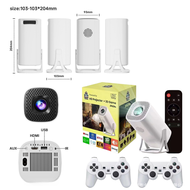 โปรเจคเตอร์ Game Projector S40 Max เชื่อมต่อมือถือ WIFI บลูทูธ 4K Android 11.0 พร้อม Join 3D games W