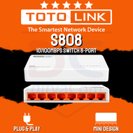 TOTOLINK S808 SWITCH 8 PORT 10/100MBPS