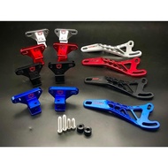 NEW ITEM DYNOPRO RS-X/RS150 RACING EXHAUST ADJUSTABLE BRACKET + FOOTREST SET(R/L) HONDA RS-X/RS150