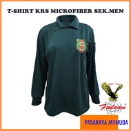 FALCON 308S T-Shirt KRS Sekolah Menengah Jersey Microfiber Lengan Panjang & Dwi-Kolar BARU