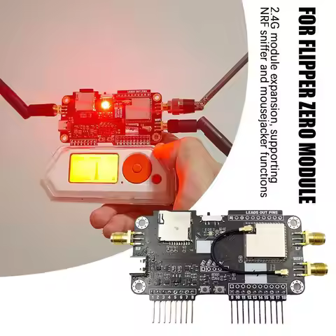 For Flipper Zero Multifunctional Expansion Board Wifi 2.4g Module High Gain Cc1101 Module 3 In 1 Ant