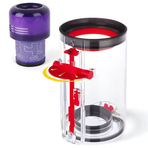 Upgraded Canister Replacement for Dyson V11 V15 SV14 SV15 SV22 Vacuum Cleaner Dust Bin with HEPA Fil