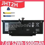 JHT2H 7.6V 52Wh 6500mAh OEM Laptop Battery For Dell Latitude 7310 7410  Series YY3GJ X825P K36KR Y7H