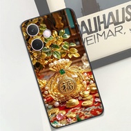 Case for Oppo A5 Pro / A5 Pro 5G printed with gold money bag, lucky and fortune bag