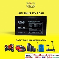 12v 7.5Ah Emergency Light Battery Vrla Sinus 7.5-12 Battery