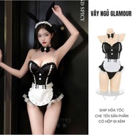 Sexy Bunny Cosplay with all accessories and Bunny ears, Sexy style Cosplay nightgown