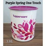 Tupperware Purple Spring One Touch 3.8L (1)  19.3cm(D) x 21.2cm(H)Retail Price S$25.20