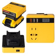 120W Lithium Battery Inverter DC to AC Inverter Dual-engine DeWalt/Makita Lithium Battery Inverter O