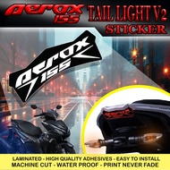YAMAHA AEROX V2 TAIL LIGHT STICKER / YAMAHA AEROX STICKER DECALS