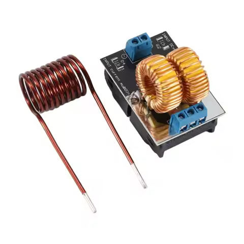 12V 120W Mini ZVS Induction Heating Board Flyback Driver Broad Heater DIY Cooker+ Ignition Coil-A77M