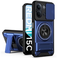 C85 Armor Case For Poco C85 Case Shockproof Slide Lens Protector Phone Cover For Xiaomi Poco C85 Cas