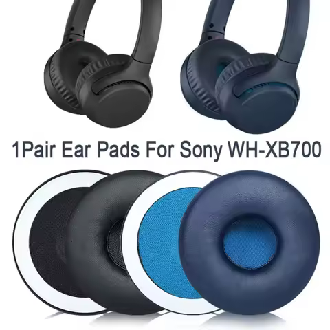 2Pcs Ear Pads for SONY WH XB700 Headphone Replacement Ear Pad Cushion Cups Cover Earpads Repair Part