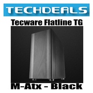 Tecware Flatline TG M-Atx Case - Black