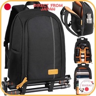 [Direct From Japan]TARION Camera Bag Large Capacity Lightweight Compact Camera Backpack with Rain Cover Water Repellent Finish Camera Bag Backpack Tripod Storage Camera Backpack Computer Storage Shooting Bag Everyday Bag SLR Bag TB-02 Black