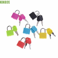 KIKO2E Small Lock Portable Steel Home,Travel Use With 2 Keys Protect Privacy Lightweight Diarybook D