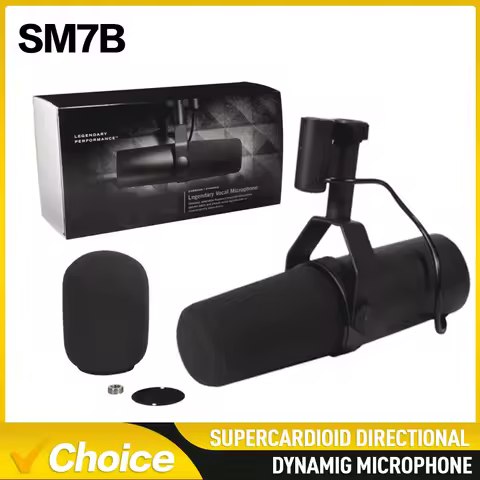 Professional Dynamic Microphone Selectable Frequency Response Mic for Studio Recording Performance V