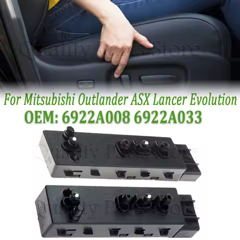 New Front Power Adjuster Seat Control Switch Left Right For Mitsubishi Outlander RVR ASX Lancer Evol