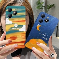 Silicone Phone Case For Itel A70 / S23 Plus / P55 Case Motif Bun9a 0il P4intin9 Case Character Softc