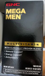 GNC MEGA MEN男士綜合維他命180粒