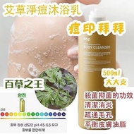 現貨‼️韓國製造 痘印拜拜艾草淨痘沐浴乳500ml🌿