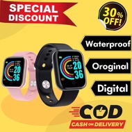 Good Quality Smart Watch Jam Tangan Wanita Lelaki Watch Y68 Unisex Fitness Tracker Watch  LED Hollow