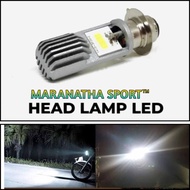 Promo lampu LED depan 2 sisi M2B cree ori AC/DC 8watt H6-Universal bisa semua jenis motor Beat Mio Vario Dan lain lain