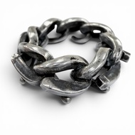 Excellent condition☆TIFFANY&Co. Tiffany Forge Link Ring AG925 Current model Oxidized finish Ring Sil