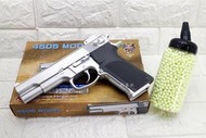 台南 武星級 KWC M4505 手槍 空氣槍 銀 + 奶瓶 ( BB槍BB彈COLT手槍柯特M1911玩具槍V12模型
