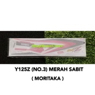 🔥MORITAKA 🔥 YAMAHA Y125Z (NO.3) MERAH SABIT ~ BODY COVER STICKER SET YAMAHA Y125ZR Y125Z Y125 125 5X