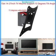 KOK Easy Use Wall Mount Holder for LCD Displays Including Hardware Screws for Quick Setups Without P