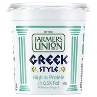 Farmers Union No Fat Greek Style High in Protein low Fat All Natural Yogurt 500g