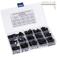 POPULAR 320 Pcs Screws Spacers Assortment Kit, Electrical Outlet Nylon Round Spacer, Hardware Spacer