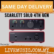 *SAME DAY DELIVERY* Focusrite Scarlett Solo / Scarlett Studio Pack (4th Generation)