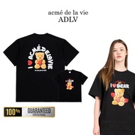[100% Authentic] ADLV Acme de la vie I Love Teddy Bear Short Sleeve Tee Black White SS22