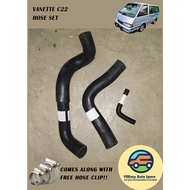 NISSAN VANETTE C22 - RADIATOR & BY PASS HOSE SET